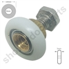 Two Replacement Shower Door Wheels -SDR-019-M5