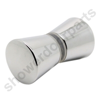 Knob-Conical-Chrome-Plastic SDR-063