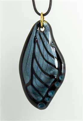 Sapphire Sparkle Butterfly Wing Pendant
