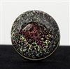 Pink and Gold Galaxy Silver Ring