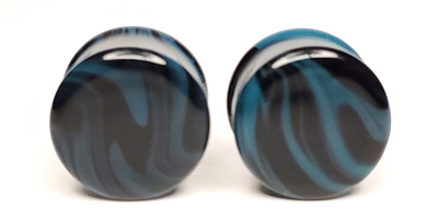 Aqua and Black Borostone DF (16mm)