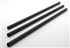 Straight Black Glass Straws