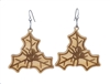 18g Earrings - Birch Wood - Holly