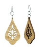 18g Earrings - Birch Wood - Petaled Window