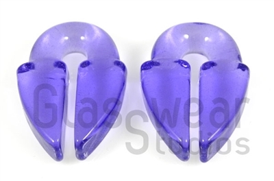 Large Translucent Purple Keyhole Weights