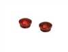 18MM ALUMINUM END CAP - RED (2)