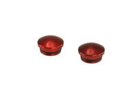 18MM ALUMINUM END CAP - RED (2)