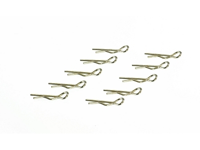 SMALL BODY CLIP 1/10 - SILVER (10)