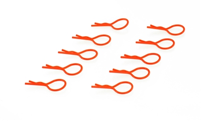 BIG BODY CLIP 1/10 - FLUORESCENT RED (10)