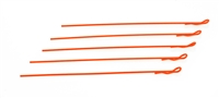 EXTRA LONG BODY CLIP 1/10 - FLUORESCENT RED (5)