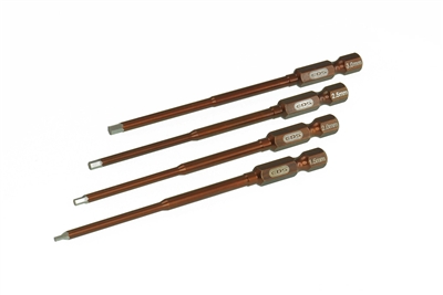 POWER TOOL TIP SET - METRIC SIZES 4 PCS.