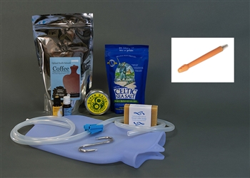 Silicone Coffee Enema Kit with Flex Tip Nozzle