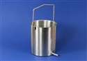 2-Quart Stainless Steel Enema Bucket with Handle