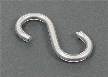 Vinyl-Coated, Stainless Steel Enema Bag S-Hook