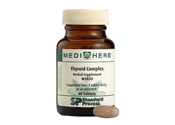 Standard Process MediHerb Thyroid Complex - 40 tablets