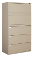 Global 5 Drawer 36"W  Filing Cabinets