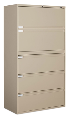 Global 5 Drawer 36"W  Filing Cabinets
