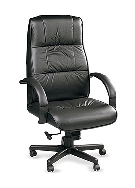 Black Leather Office Chair