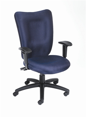 Boss Blue Task Chair With 3 Paddle Mechanism