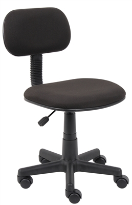 Boss Black Fabric Steno Chair