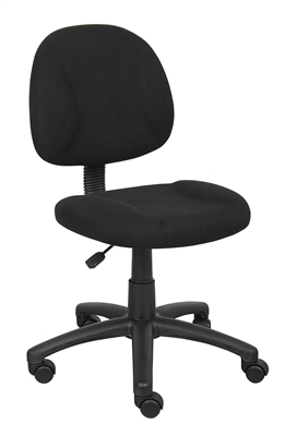 Boss Black  Deluxe Posture Chair