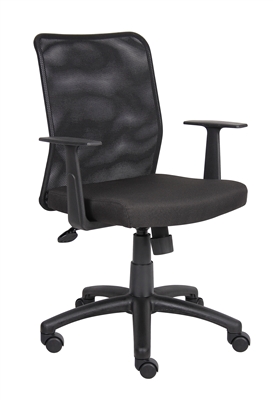 Boss Budget Mesh Task Chair W/ T-Arms