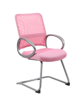 Boss Mesh Back W/ Pewter Finish Guest Chair