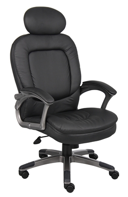 Boss Executive Pillow Top Chair W/ Headrest