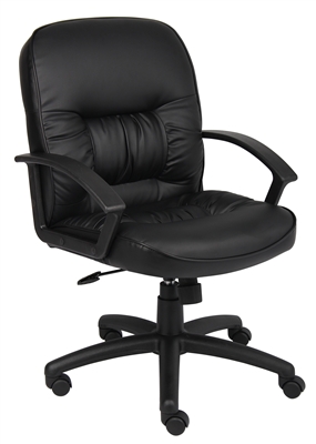 Boss Mid Back Leatherplus Chair