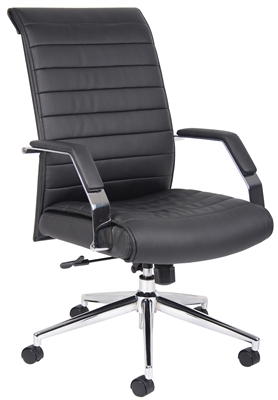 Boss Executive High Back Ribbed Chair