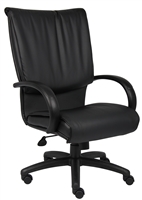 Boss High Back Black Leatherplus Executive Chair