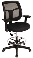 Mesh Back Drafting Stool