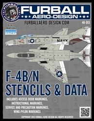 1/48 F-4B/N Stencils and Data