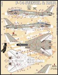 1/48 F-14 Stencils & Data