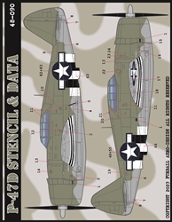 1/48 P-47D Stencil and Data