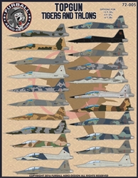 1/72 F-5E/F/T-38A TOPGUN Tigers & Talons