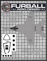 1/48 F/A-18E Vinyl Mask Set for the Hasegawa Kit