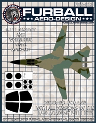 1/48 F-111 Vinyl Mask Set for the Academy Kit