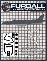 1/48 AV-8B Vinyl Mask Set for the Hasegawa Kit