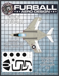 1/48 F9F-8 Vinyl Mask Set for the Kittyhawk Kit