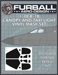 1/48 B-1B Vinyl Mask Set for theRevell Kit