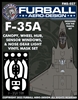 1/48 F-35A Vinyl Mask Set for the Tamiya Kit