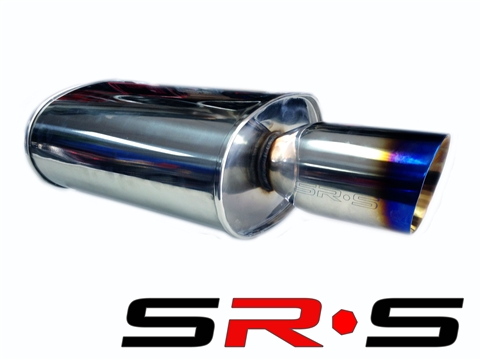 SR*S UNIVERSAL MUFFLER Burned Tip TYPE-RE