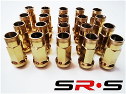 SRS TUNER LUG NUTS GOLD