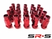 SRS TUNER LUG NUTS RED