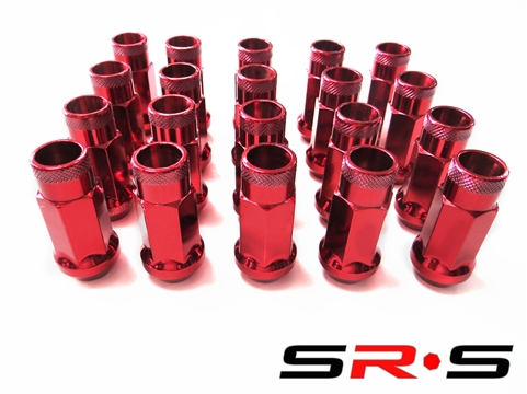 SRS TUNER LUG NUTS RED