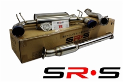 SRS Mitsubishi EVO X TYPE-RE Burned Tip Catback Exhaust System