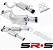 SRS Nissan 300ZX 1990-1996 Z32 2 Seater Stainless Steel Catback Exhaust System - Titanium Burnt Tips