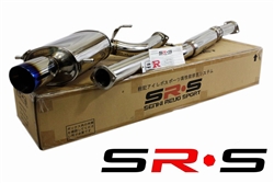 SRS Subaru WRX / STI 02-07 TYPE-RE Burned Tip catback exhaust system