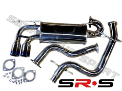 SRS Volkswagen Golf V GTI MK5 06-08 Burn Tip catback exhaust system